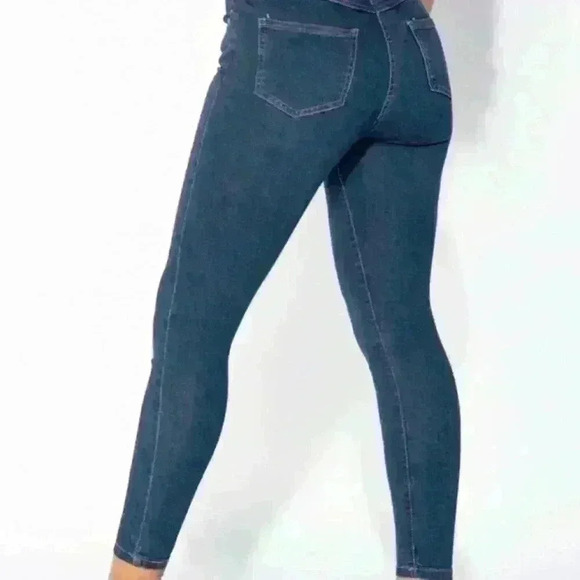 High Waisted Parisian Skinny Jeggings Denim - Picture 2 of 5
